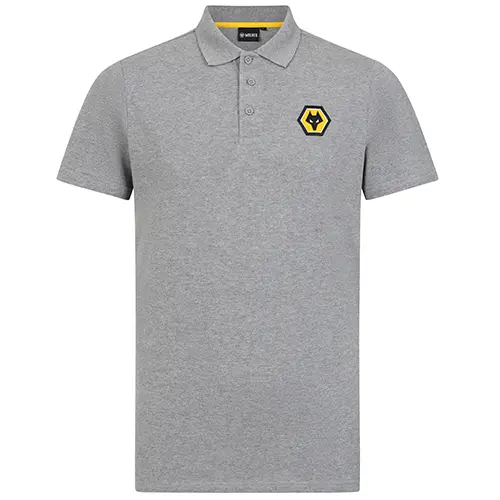 Wolves Kits Shop | Official Essentials Polo – Charcoal Wolverhampton Wanderers Apparel